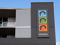 Emma's sign on the side of the bSIDE6 building